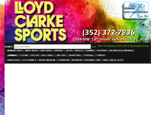 Tablet Screenshot of lloydclarkesports.com